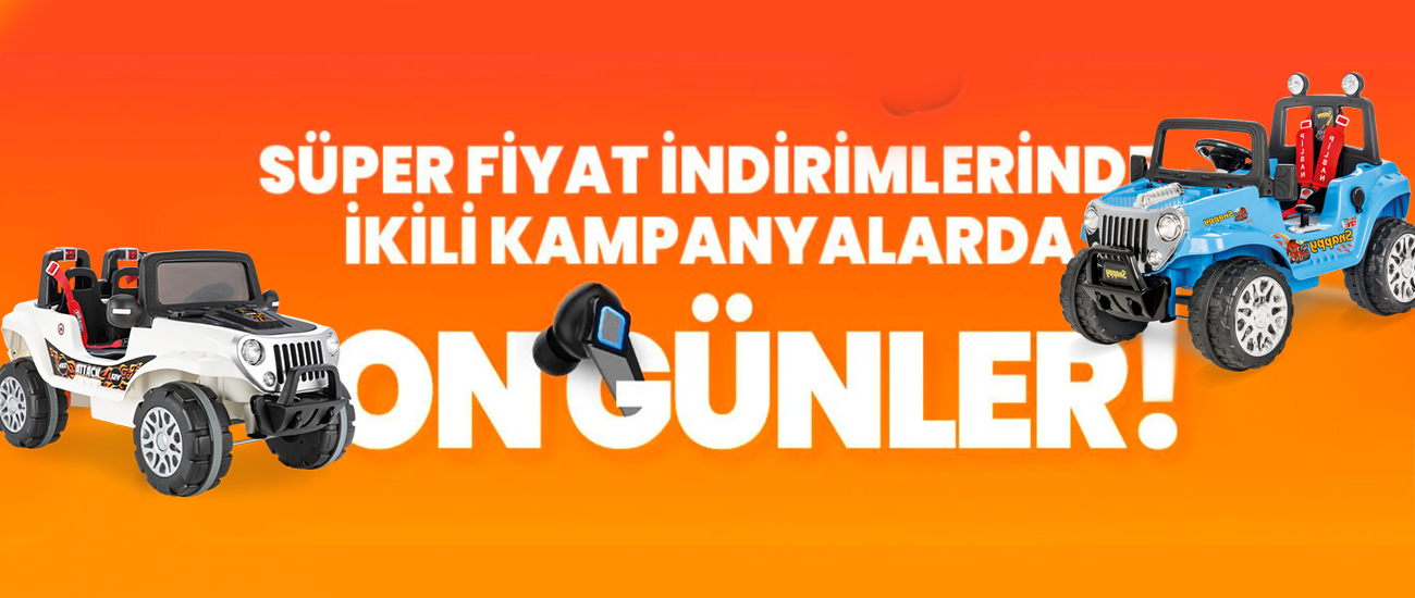 Akülü Arabalar Kampanyada